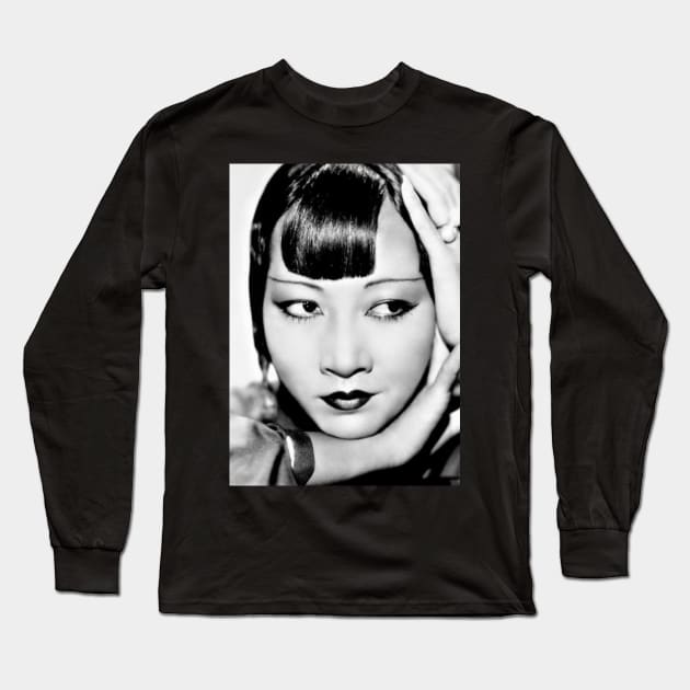 Anna May Wrapped Long Sleeve T-Shirt by SILENT SIRENS